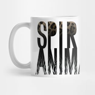 Spirit Animal Zebra Jaguar print Mug